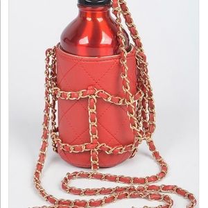 Water bottle chain bag